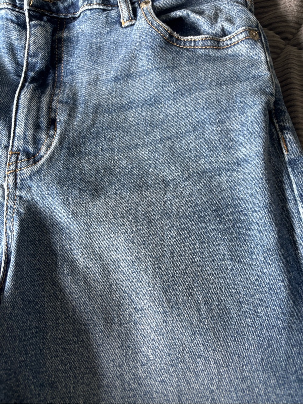 BCBGeneration High Rise Wide Leg Frayed Hem Jeans Size 11/30 - Picture 8 of 9